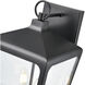 Brooks 2 Light 18.7 inch Powder Coated Black Outdoor Wall Sconce